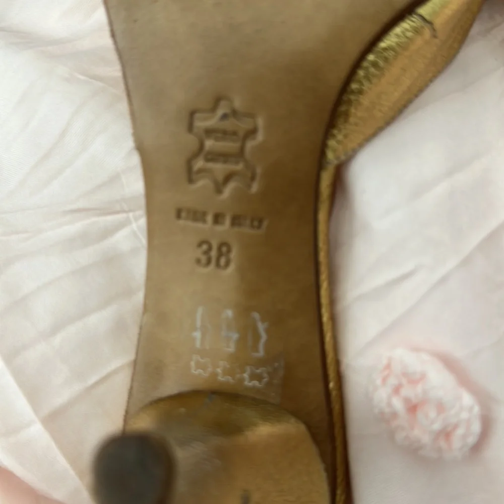 Gold Migliorini Heels - Picture 7 of 7